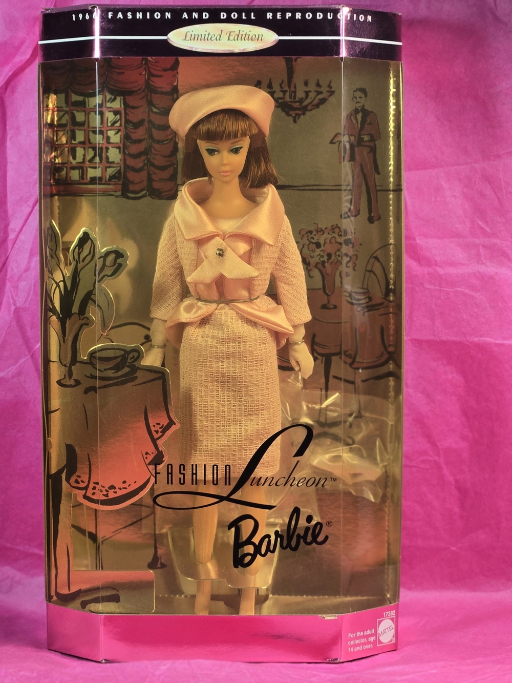 NRFB 1996 Fashion Luncheon Barbie Doll Limited Edition Mattel #17382